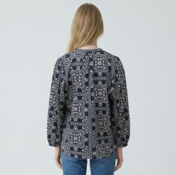 Blouse mosaique caisy-b102511r0a Femme LA PETITE ETOILE