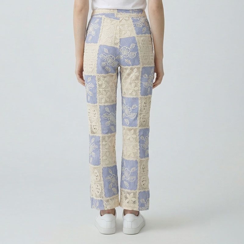 Pantalon patchwork posie-p102514c0s Femme LA PETITE ETOILE