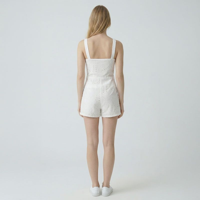 Combi-short ecru louison-l202513c0a Femme LA PETITE ETOILE