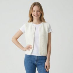 Gilet sans manches à motif Femme LA PETITE ETOILE