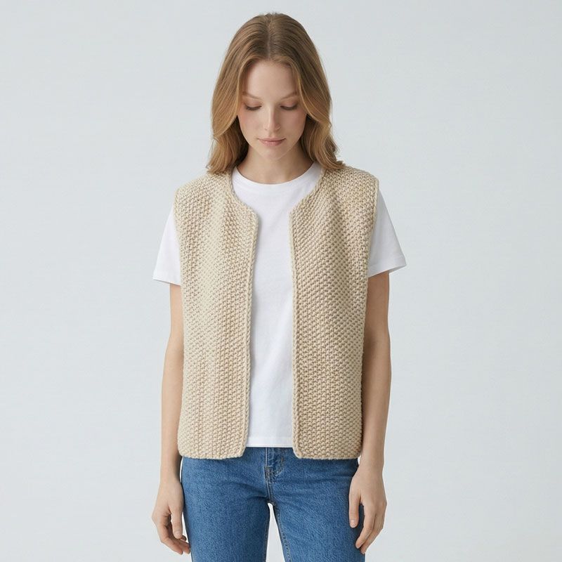 Gilet sans manches à motif Femme LA PETITE ETOILE