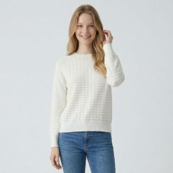 Pull ecru miko-m112512c0a Femme LA PETITE ETOILE