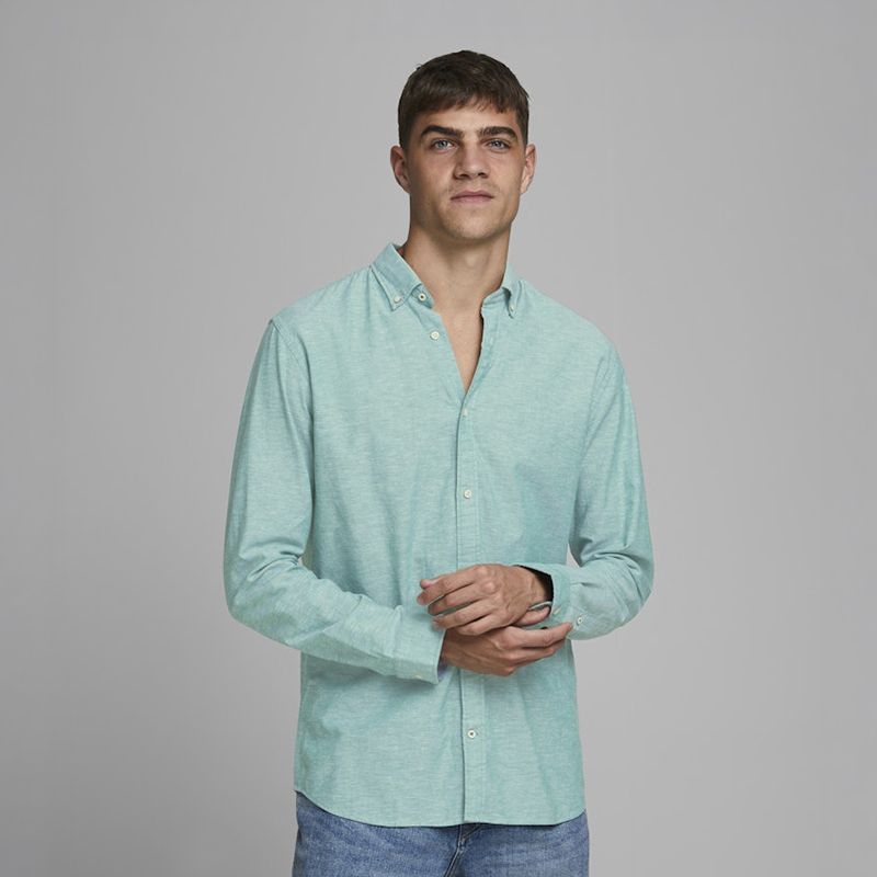 Chemise ml verdant green jwhsummer 12274911 4502 Homme JACK & JONES