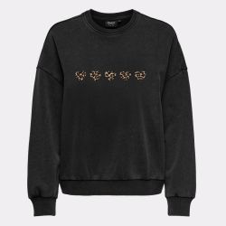 Sweat black onlember 15366411 4498 Femme ONLY