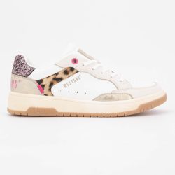 Basket cream multi 26m0022300 t36/41 Femme MUSTANG