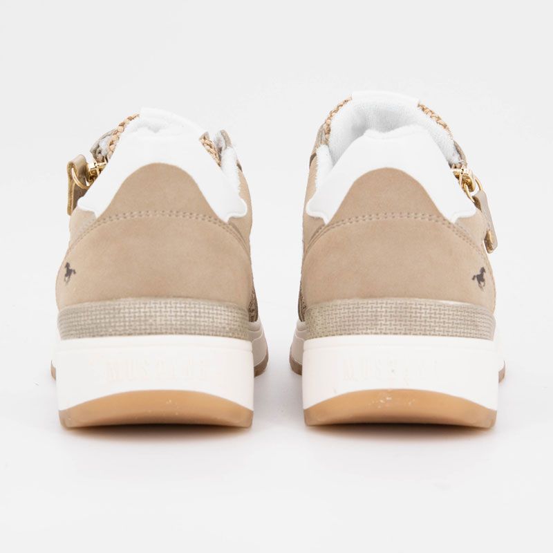 Basket beige 26m05320113641 t36/41 Femme MUSTANG