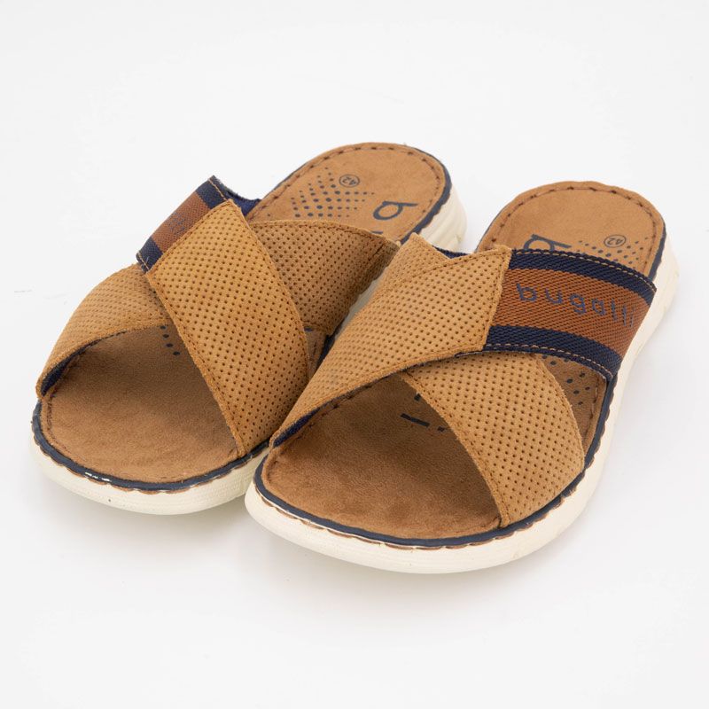 Mule cognac 315a32861469 t40/46 Homme BUGATTI