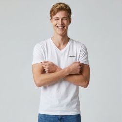 Tee shirt col v canard poitrine enzo Homme CHEVIGNON