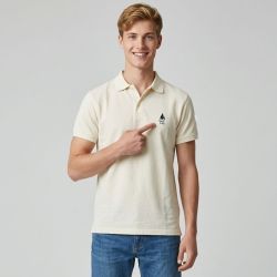 Polo mc brode marcopolo Homme SABLE & MER