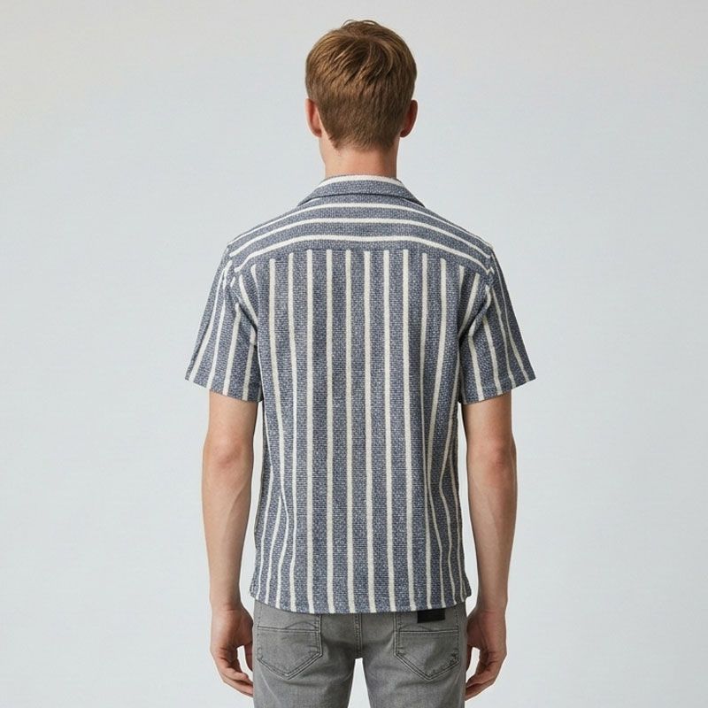 Chemise mc ocean cavern jwhcoba 12294078 4502 Homme JACK & JONES