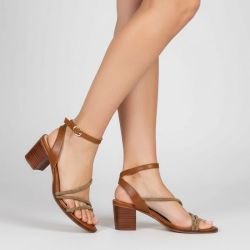 Sandales à talon carré et brides à strass Lilastar Femme LES TROPEZIENNES PAR M.BELARBI