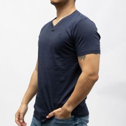 Tee shirt slub col v bill tornade 24193 Homme BILL TORNADE