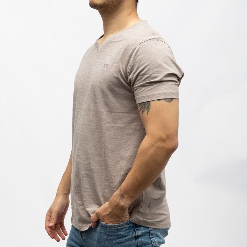 Tee shirt slub col v bill tornade 24193 Homme BILL TORNADE