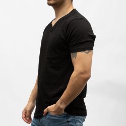 Tee shirt slub col v bill tornade 24193 Homme BILL TORNADE