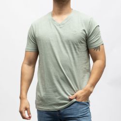 Tee shirt slub col v bill tornade 24193 Homme BILL TORNADE