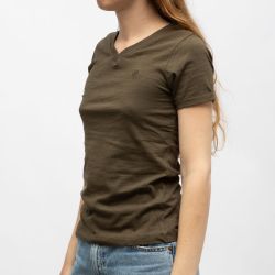 Tee shirt slub col v bill tornade 29235 Femme BILL TORNADE