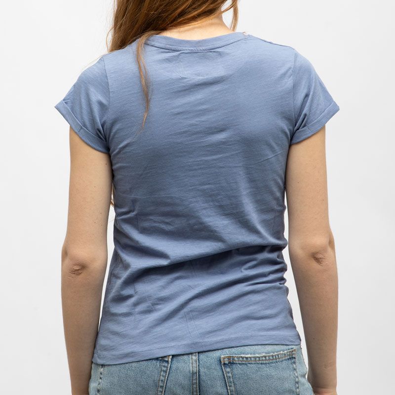 Tee shirt slub col rond bill tornade 29228 Femme BILL TORNADE