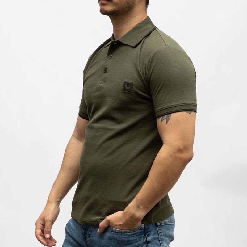 Polo mc lt kaki pierre Homme PANAME BROTHERS