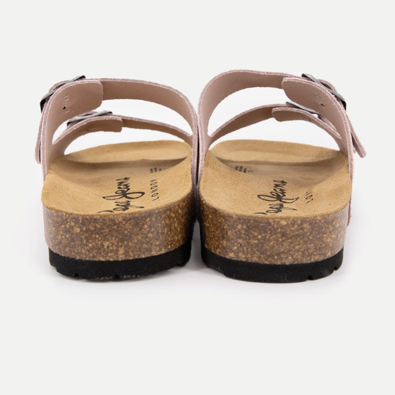 Mule spritzer pink oban suede pls80009 Femme PEPE JEANS