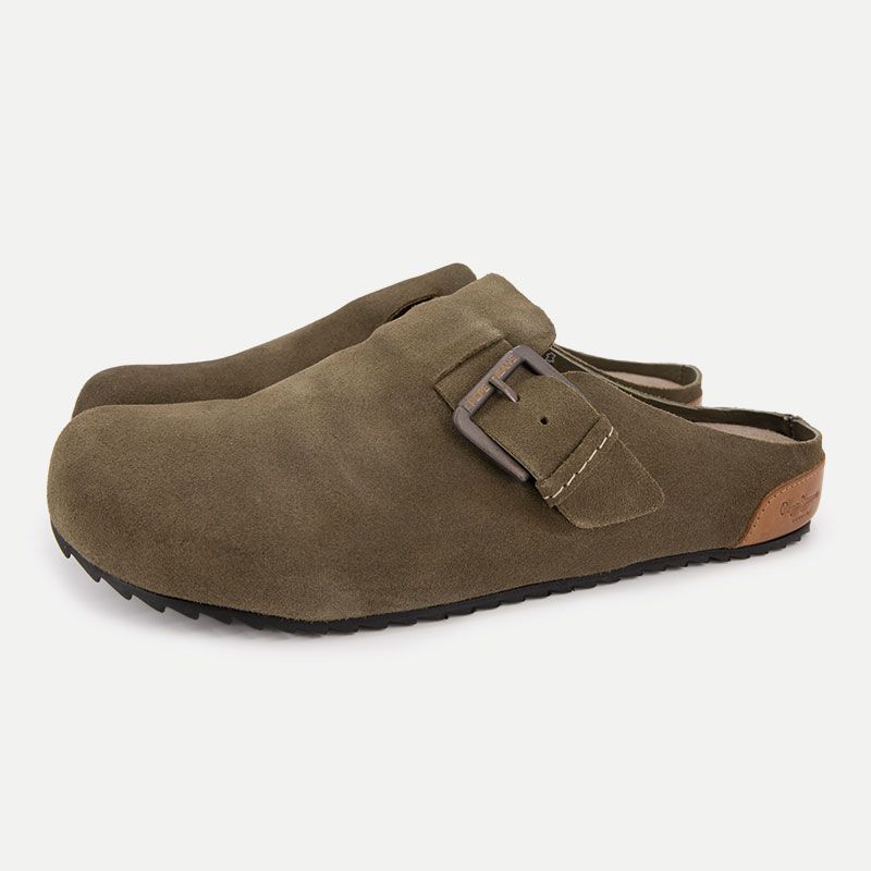 Mules sabots corby confort effet daimHomme PEPE JEANS