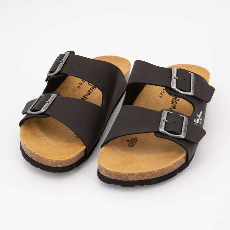 Mule 999black bio m double velour pms80003 t40/46 Homme PEPE JEANS