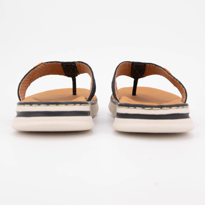 Tongs cuir croisées Homme ORLAND