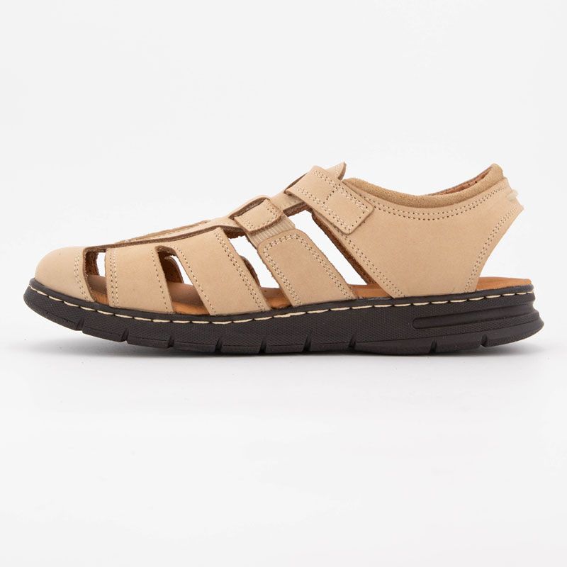 Spartiates en cuir avec boucle Homme ORLAND