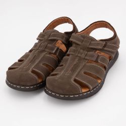 Spartiates en cuir avec boucle Homme ORLAND