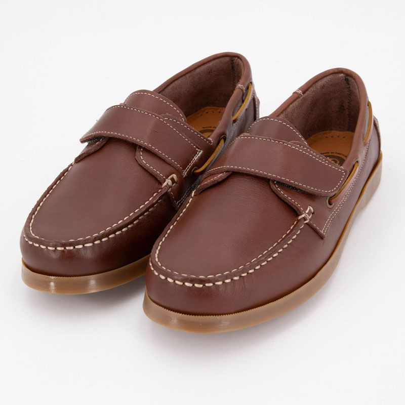 Chaussures cuir bateau à lacets texas Homme ORLAND