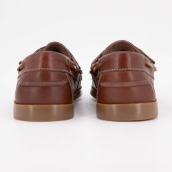 Chaussures cuir bateau à lacets texas Homme ORLAND