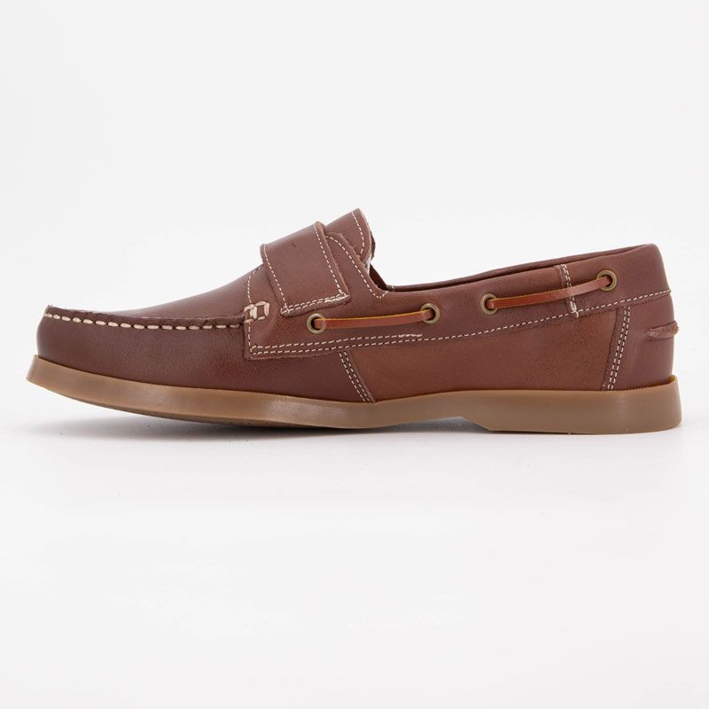 Chaussures cuir bateau à lacets texas Homme ORLAND