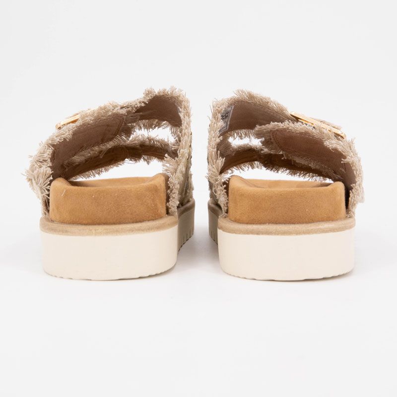 Mules double boucle tissu imprimé Femme MUSTANG