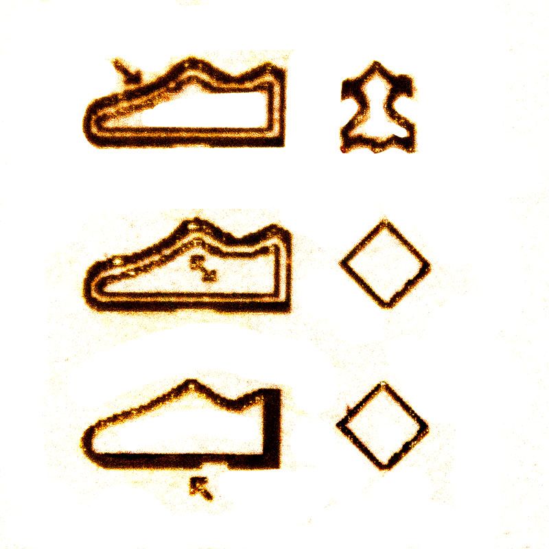 Tongs cuir croisées Homme ORLAND