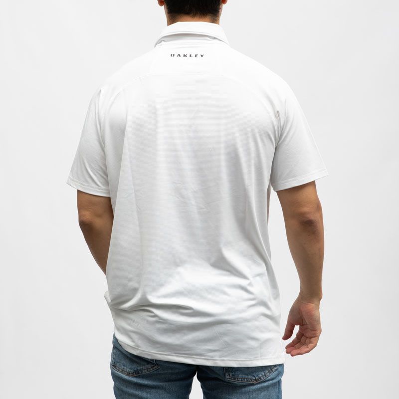 Polo blanc iconic ss polo shirt foa405916 Homme OAKLEY