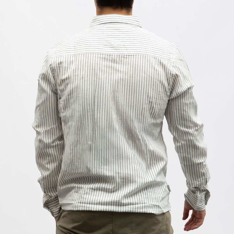 Chemise lin dark beige off white cr-lino-x12-dkb/ow Homme CROSSBY