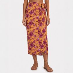 Jupe longue fleurie juthess Femme LA PETITE ETOILE