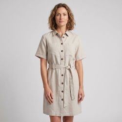 Robe chemise rila lin Femme LA PETITE ETOILE