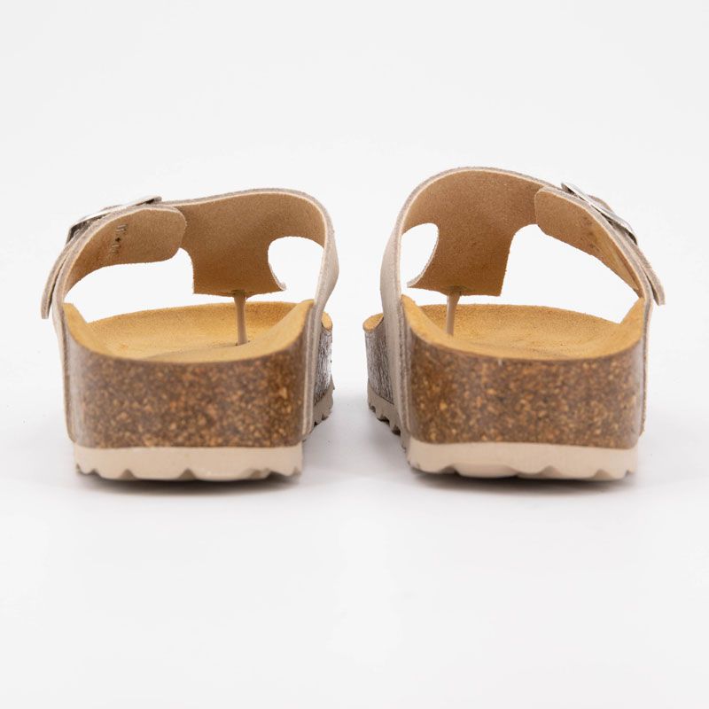 Mule boreal beige plata 93-s/801 t36/41 Femme I AM