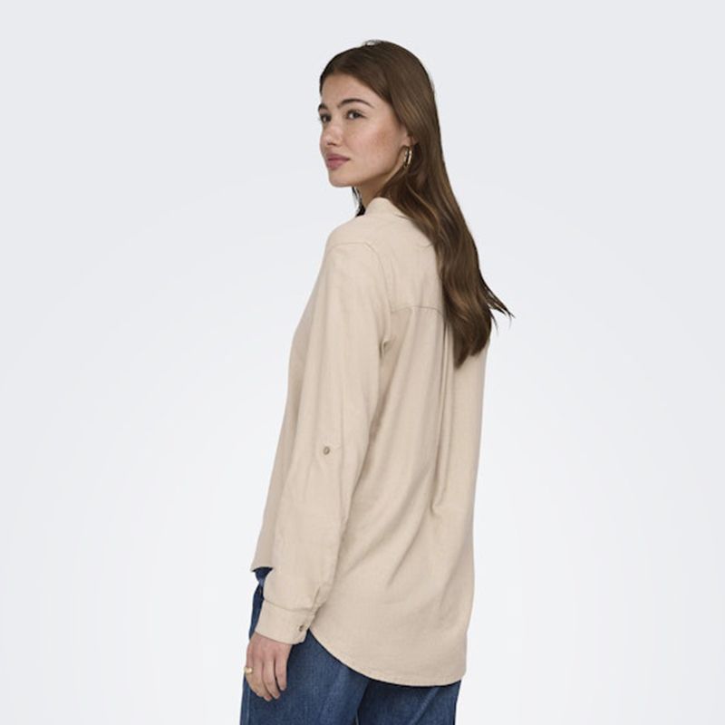 Chemise 3/4 oxford tan onlgoa 15363991 4478 Femme ONLY