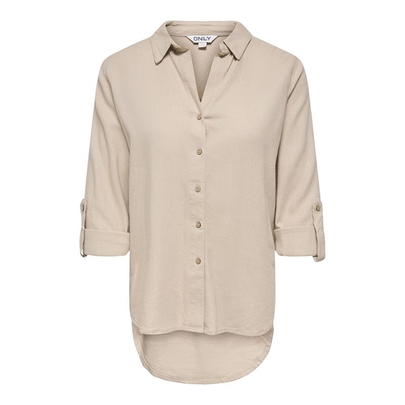 Chemise 3/4 oxford tan onlgoa 15363991 4478 Femme ONLY