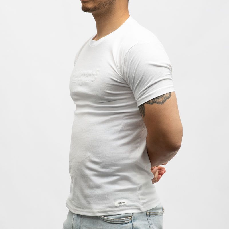 Tee shirt logo velours ungaro 20638 Homme UNGARO