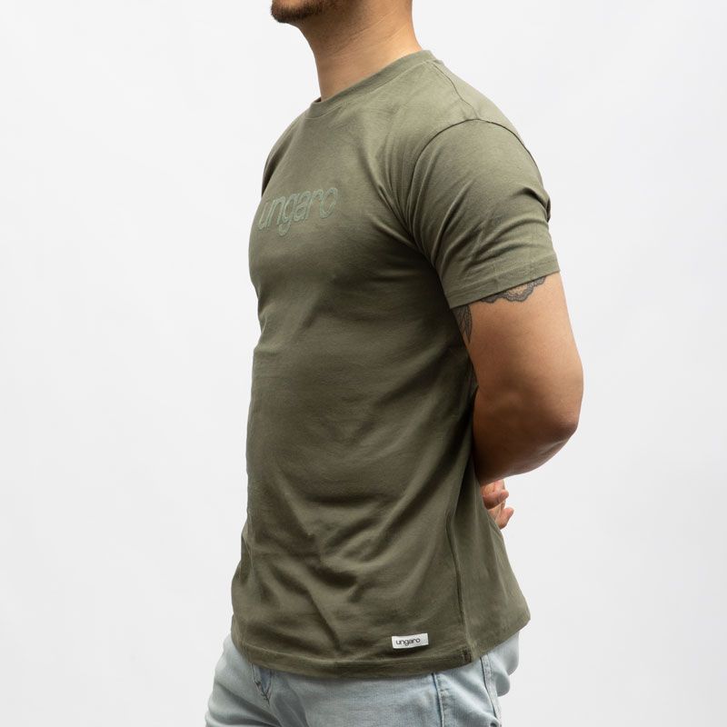 Tee shirt logo velours ungaro 20638 Homme UNGARO