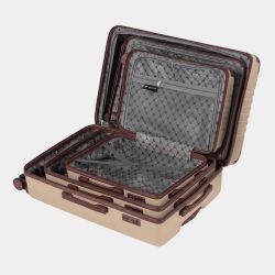 VALISE CHAMPAGNE ALPHA 60 CM PC13556-3CHA