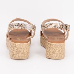 Sandale compensee cairon beige 38719 t36/41 Femme CARLA TORTOSA