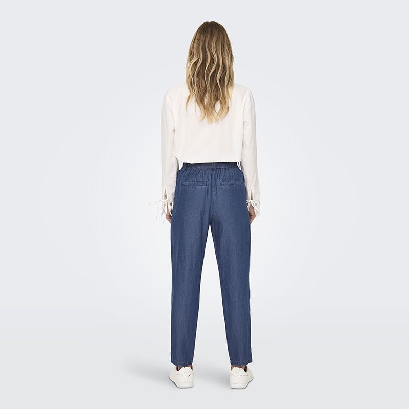 Pantalon medium blue denim onlpoptrash 15342874 4478 Femme ONLY