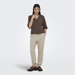 Pantalon oxford tan onlgoa-poptrash 15364058 4478 Femme ONLY