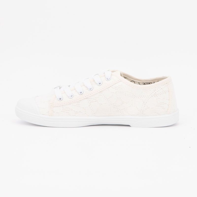 Basket dentelle basic02 t36/38 Femme LE TEMPS DES CERISES