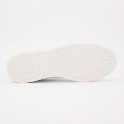 Baskets blanches empiècement vert avec logo doré Femme ELLESSE
