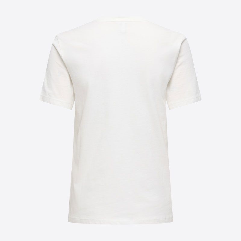 Tee shirt onlhenny cloud dancer selv love 15349151 4539 Femme ONLY