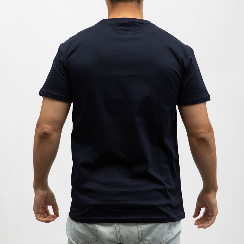 T-shirt logo brodé coton col ras de cou Homme TOMMY HILFIGER